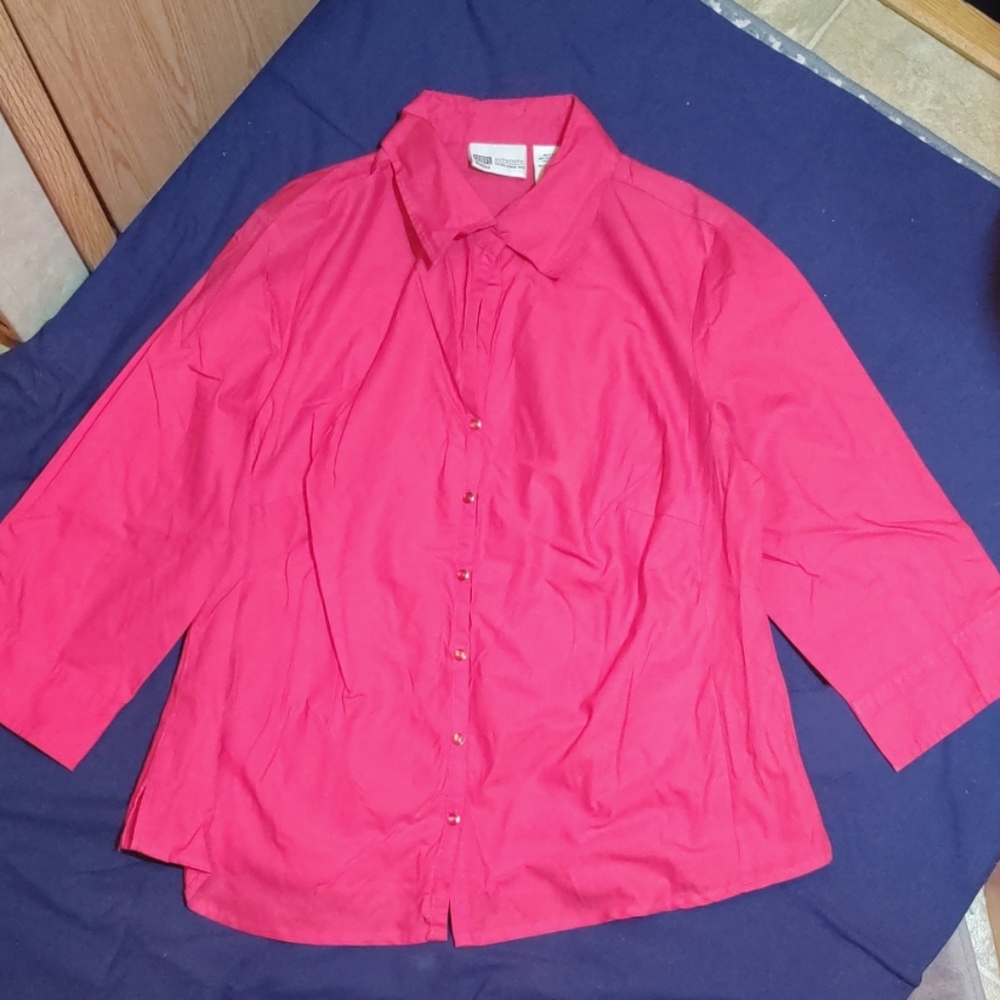 Red blouse